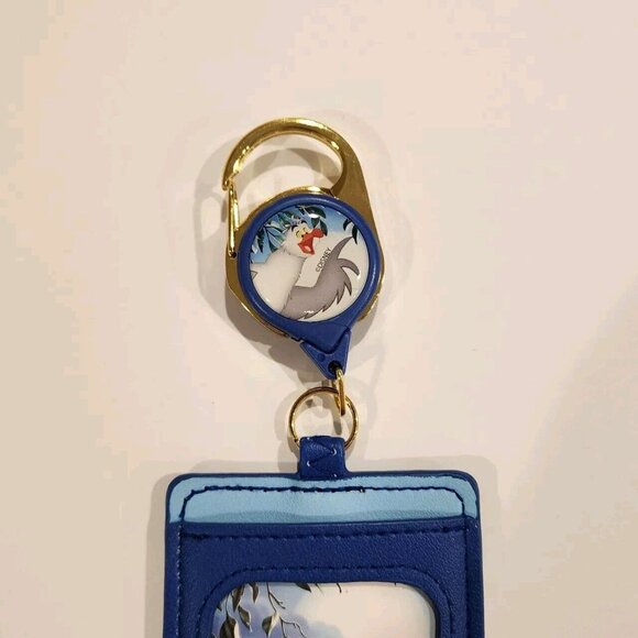 Loungefly Disney Ariel Eric Boat Little Mermaid Kiss the Girl Lanyard ID Holder - Picture 9 of 10